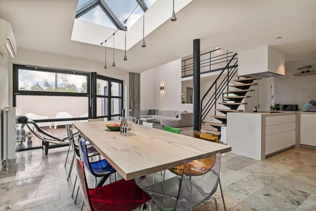Schitterende Loft Met Jacuzzi En Sauna In Mechelen Exterior foto